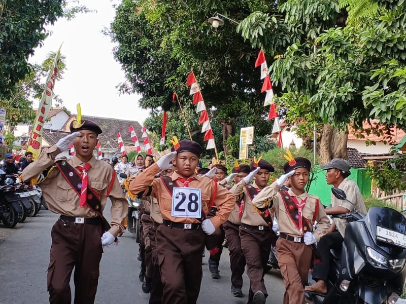 ACARA GETAK JALAN UNTUK MENYAMBUT AGUSTUSAN