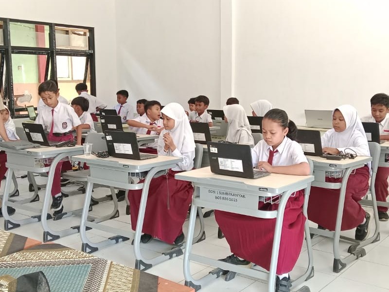 PELATIHAN ANBK SISWA SDN 1 SUMBERANYAR TANGGAL (1 september)