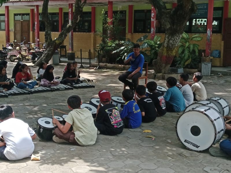 KEGIATAN LATIHAN DRUMBEND TANGGAL 04 FEBRUARI 2025